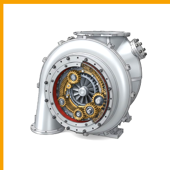 NAPIER NT 1-14 Turbocharger Spare Parts - Rotor, Bearings, Nozzle Ring, Casings